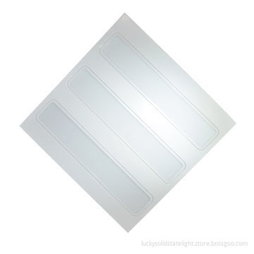 LED grille, measures 620 x 620mm. milky white cover